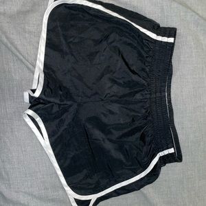 Black athletic shorts